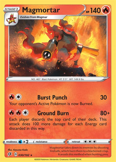 magmortar pokemon tcg